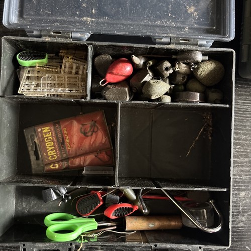 Carp fishing tackle box and - fishing,