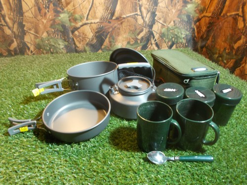 Carp fishing cooking - , pans