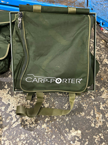 Carp porter green fishing bag - green,